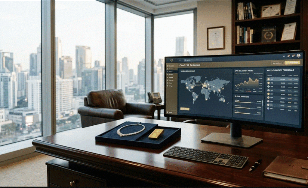 Cloud ERP for gold