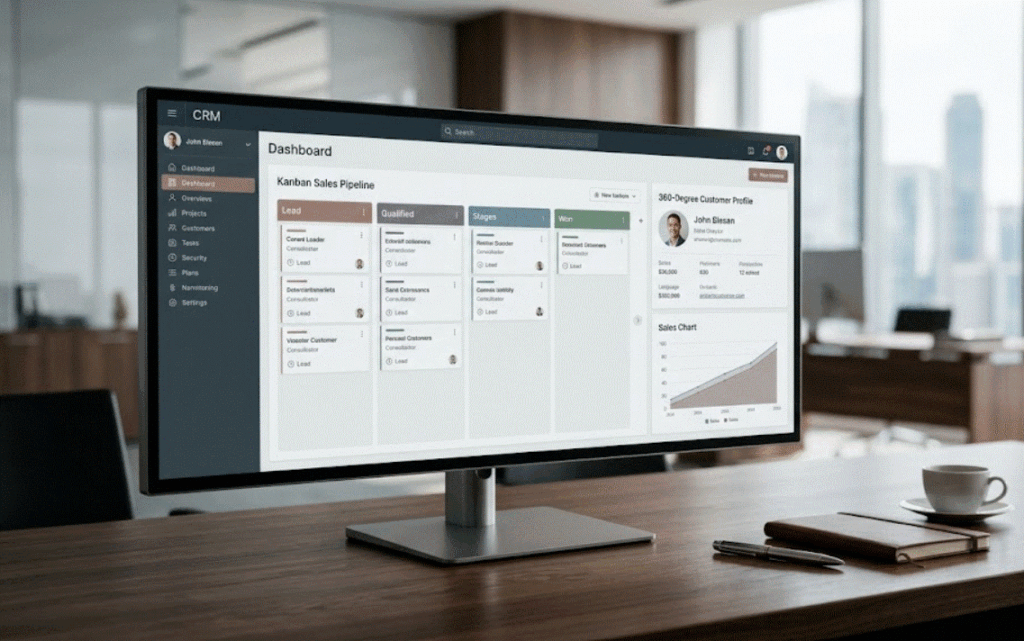 Odoo CRM system